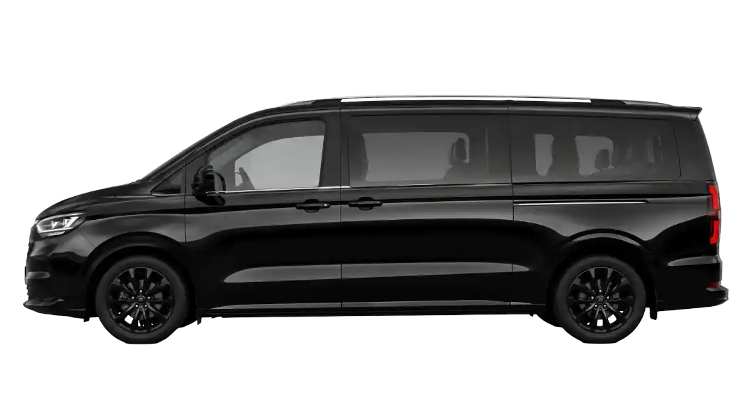 MPV8 minibus minicab, seats up to 8 passengers for group travel